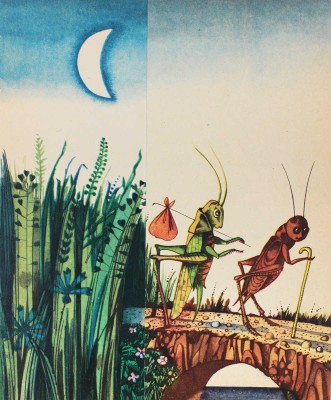 Пивоварова И. Паучок и лунный свет / Худож. В. Пивоваров. М.: Малыш, [1968].